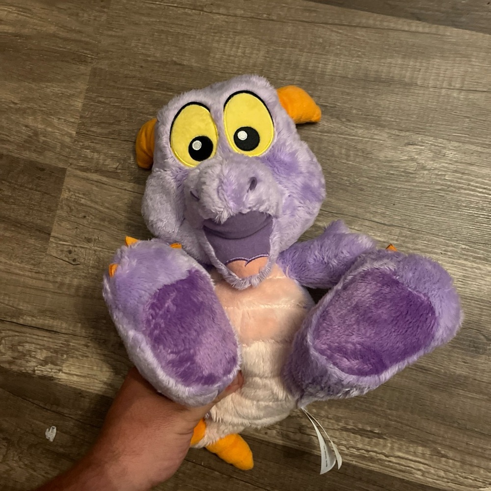Baby Figment Dragon 10" Plush Disney Parks Stuffed Animal Big Feet Doll EPCOT
